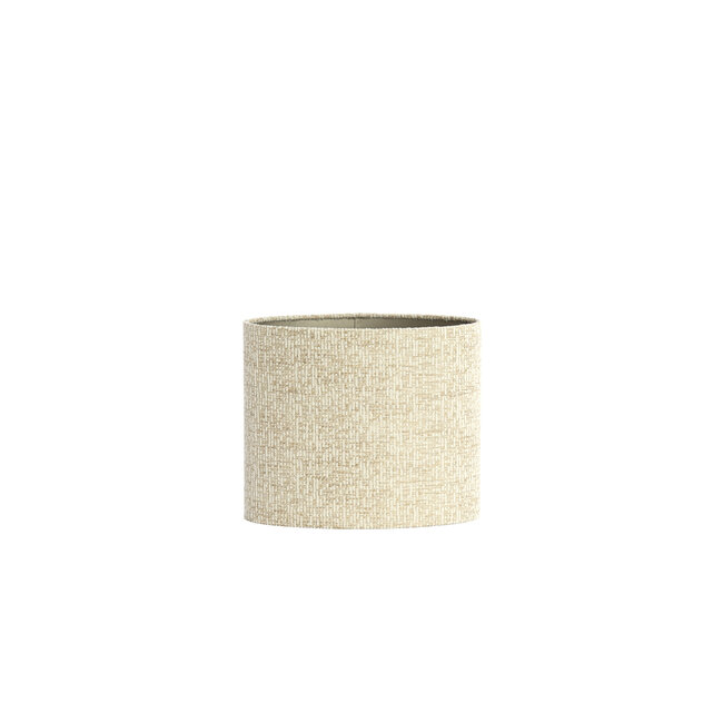 Light en Living Kap ovaal recht smal hoog 30-15-25 cm RIF  zand