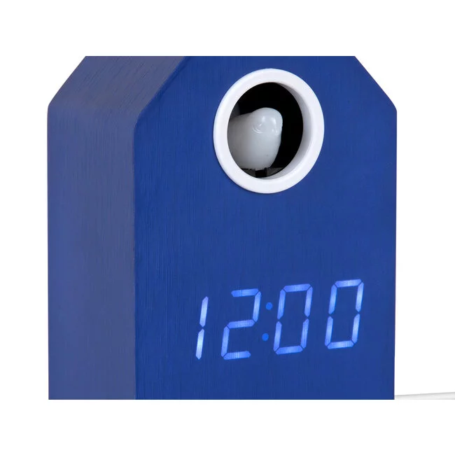 Karlsson Wekker Cuckoo LED kobalt blauw