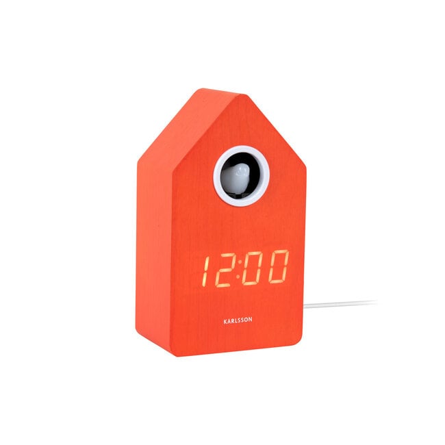 Karlsson Wekker Cuckoo LED helder oranje