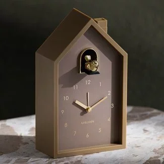 Karlsson Wekker Modern Cuckoo Oro mocca bruin