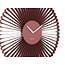 Karlsson Wandklok Cascara rood