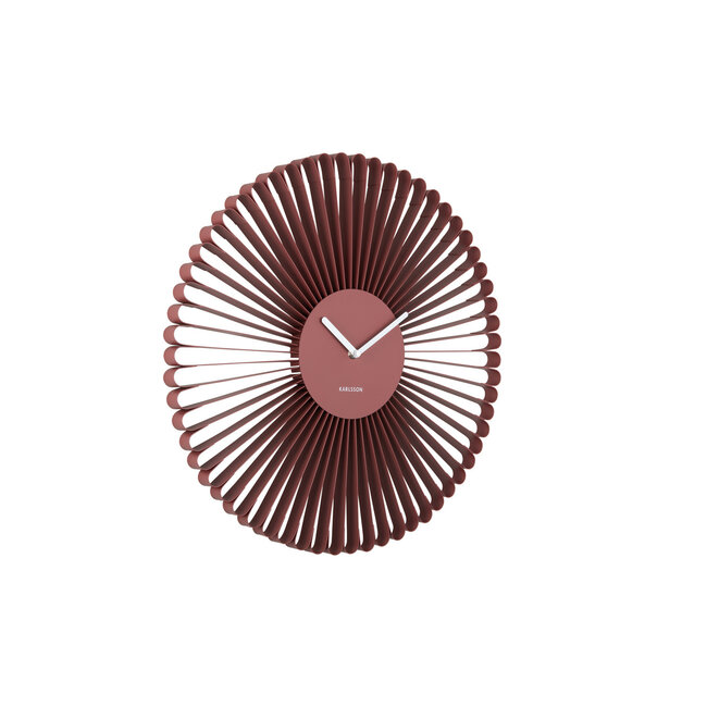 Karlsson Wandklok Cascara rood
