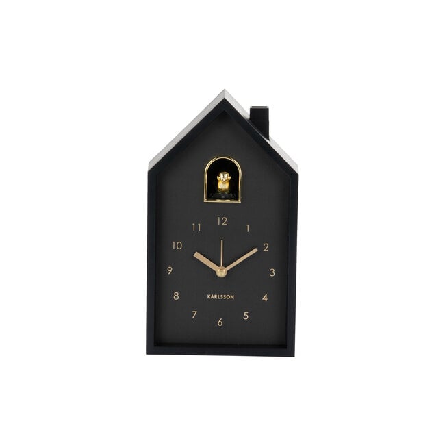 Karlsson Wekker Modern Cuckoo Oro zwart