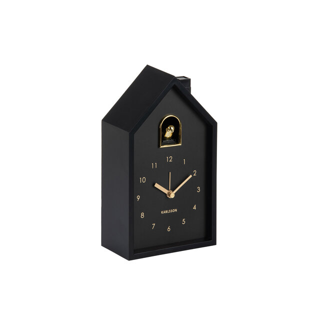 Karlsson Wekker Modern Cuckoo Oro zwart