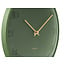 Karlsson Wandklok Fuerte Dome luxury groen