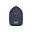 Karlsson Wandklok Modern Doggy donkerblauw