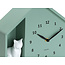 Karlsson Wandklok Sitting Cat grijs groen