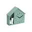 Karlsson Wandklok Sitting Cat grijs groen