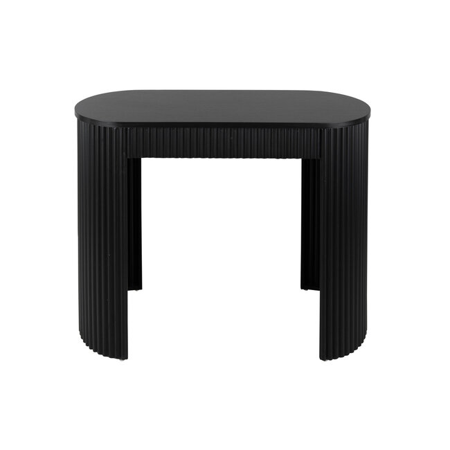 Leitmotiv Sidetable Estriado zwart