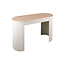 Leitmotiv Sidetable Estriado zacht warm grijs