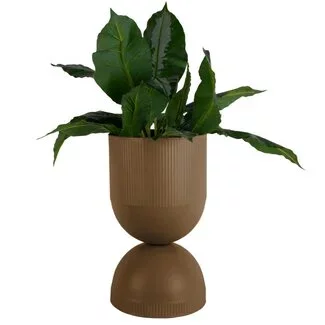 Present Time Plantenpot Tonar groot mocca bruin