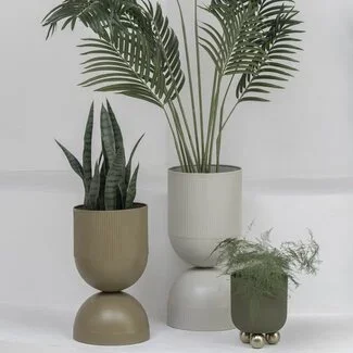 Present Time Plantenpot Tonar groot zacht warm grijs