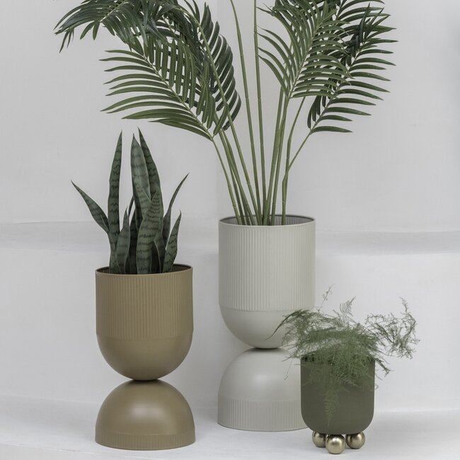 Present Time Plantenpot Tonar groot zacht warm grijs