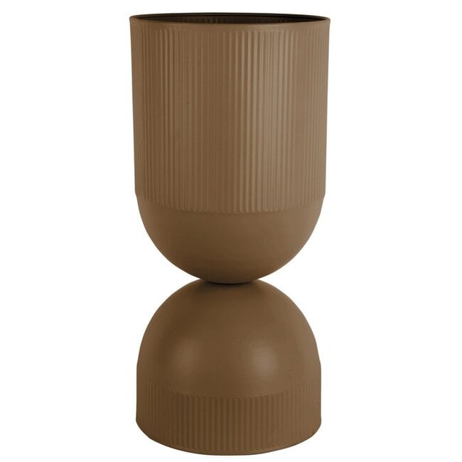 Present Time Plantenpot Tonar XL mocca bruin