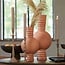 Light en Living Vaas deco Ø14x40 cm KAVANSI mat terra-roze