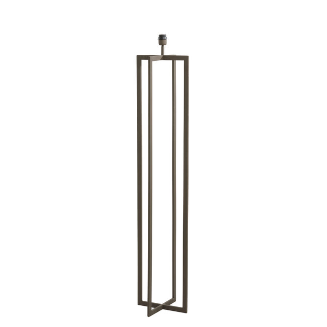 Light en Living Vloerlamp 30x30x140 cm MACE bruin van Light & Living