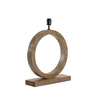 Light en Living Lampvoet 41x13x55 cm TINAR hout mat bruin