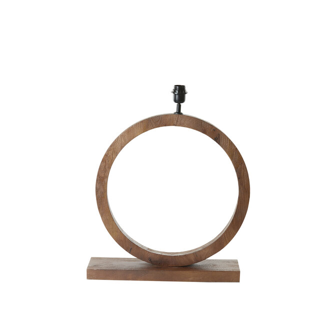 Light en Living Lampvoet 51x13x64 cm TINAR hout matbruin