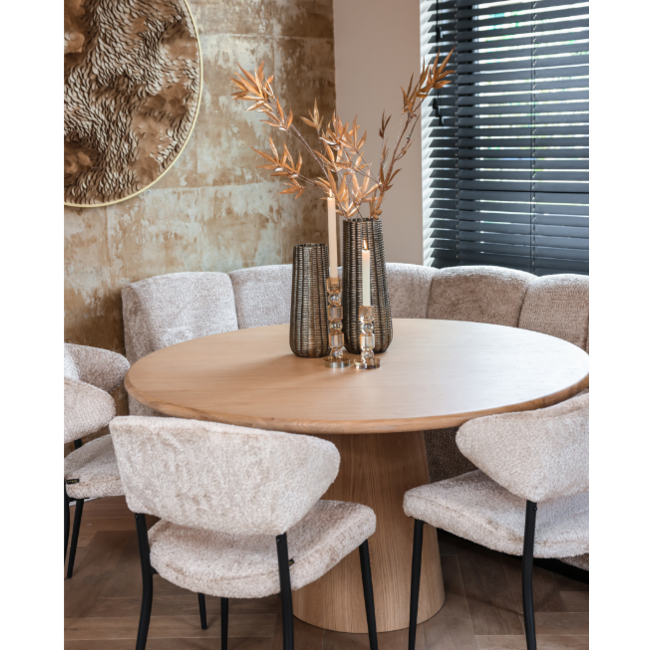 Richmond Interiors  Eetkamerbank corner Hillpark lovely beige 170 cm