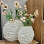 Light en Living Vaas deco 44x19x37 cm BERRIES beige – Light & Living