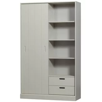 Woood Mila schuifdeurkast grenen dust [fsc]