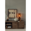 Woood Gigi tafellamp gehamerd glas 51xo15cm bruin