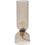 Woood Gigi tafellamp gehamerd glas 38 x 15cm naturel