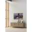 Woood Gigi tafellamp gehamerd glas 38 x 15cm naturel