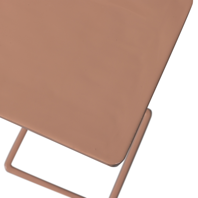 Woood Toste bijzettafel metaal oud roze