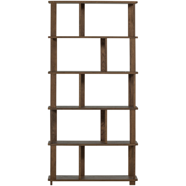 Woood Riss boekenkast eikenhout naturel 186x90cm