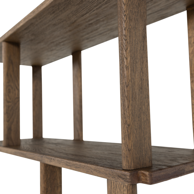 Woood Riss boekenkast eikenhout naturel 186x90cm