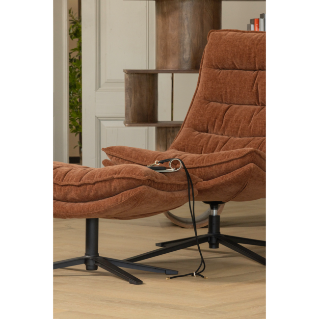 Woood Sinne boekenkast mango hout walnoot 180x130cm