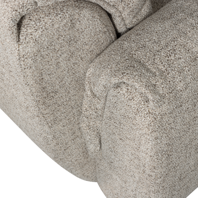 Woood Baggy loveseat geweven stof naturel melange