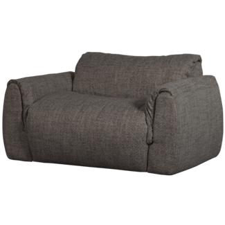 Woood Baggy loveseat geweven stof warmgrijs melange
