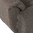 Woood Baggy draaifauteuil geweven stof warmgrijs melange