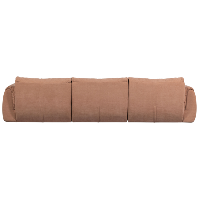 Woood Baggy 3-zits bank geweven chenille oud roze