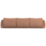 Woood Baggy 3-zits bank geweven chenille oud roze