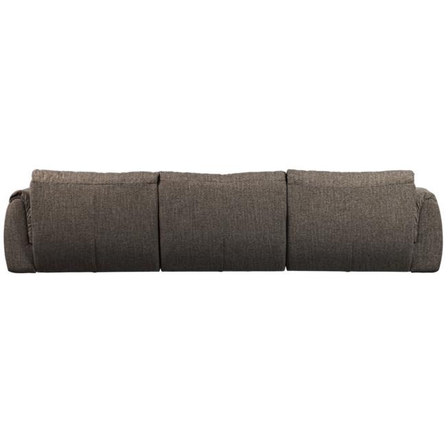 Woood Baggy 3-zits bank geweven stof warmgrijs melange