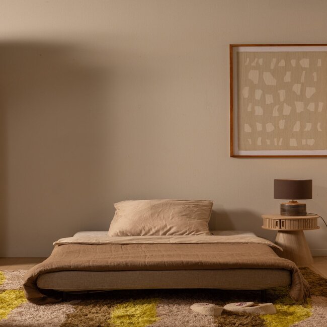 Woood Xem 1-persoons slaapbank velvet naturel