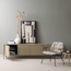 Woood Aure fauteuil chenille beige/zwart
