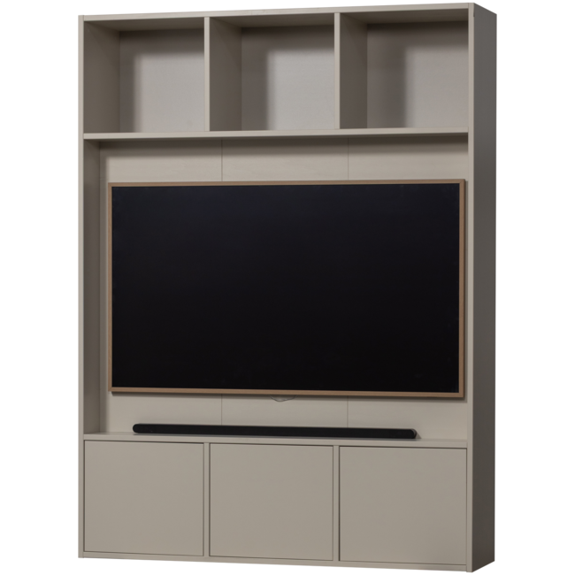 Woood Meggy tv opbergkast 160 cm grenen dust [fsc]