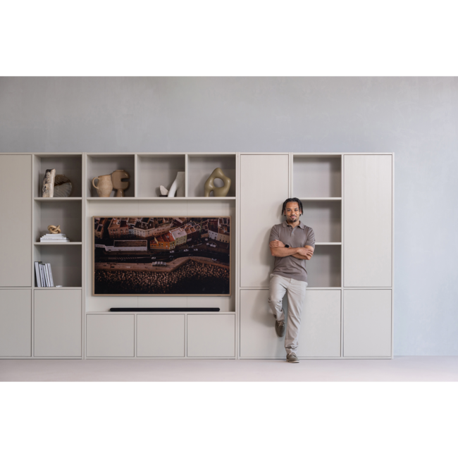 Woood Meggy tv opbergkast 160 cm grenen dust [fsc]
