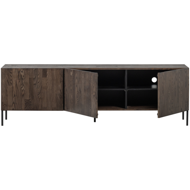 Woood Bono gravure tv meubel essen bruin [fsc]