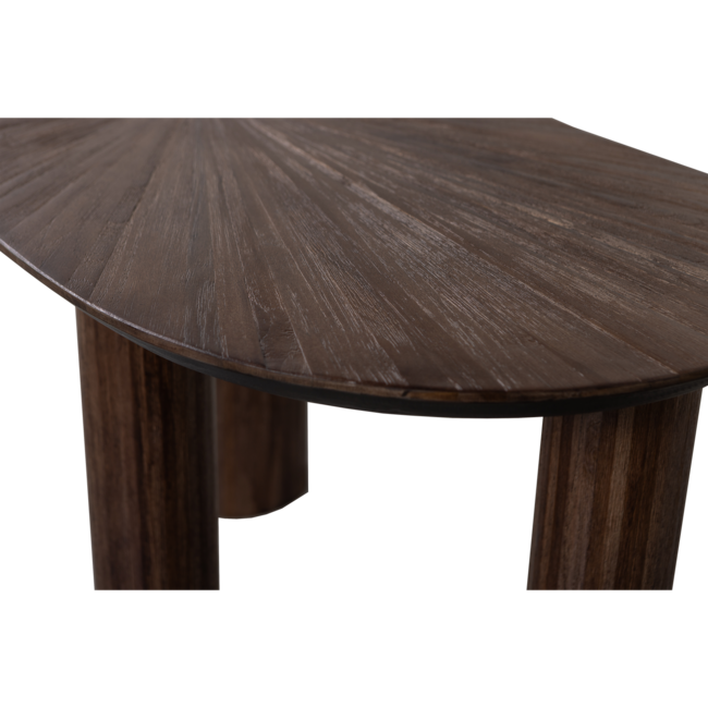 Woood Sun organische sidetable/bureau recycled teak bruin