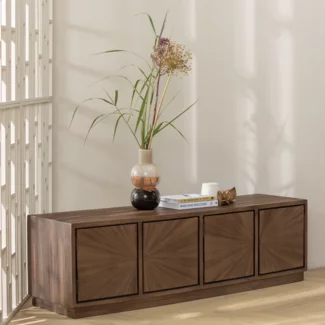 Woood Sun tv meubel recycled teak bruin