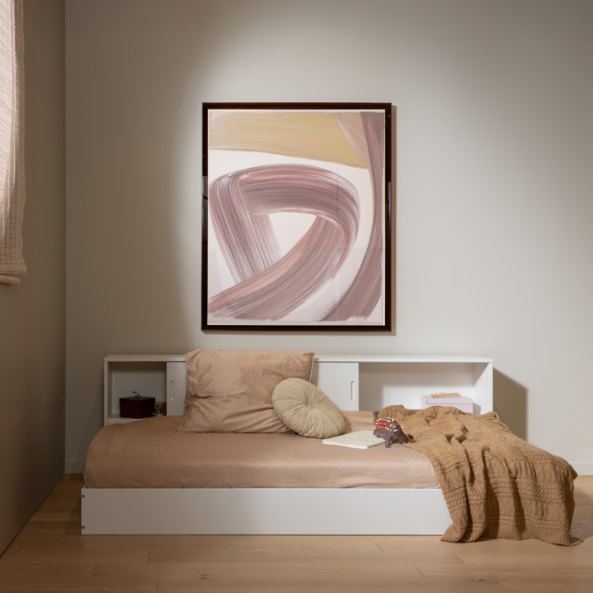 Woood Carter bed grenen wit 90x200cm [fsc]