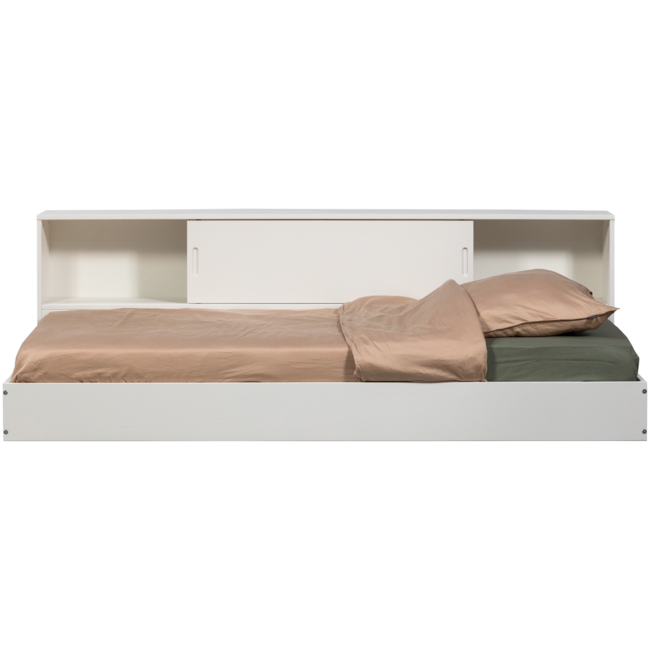 Woood Carter bed grenen wit 90x200cm [fsc]