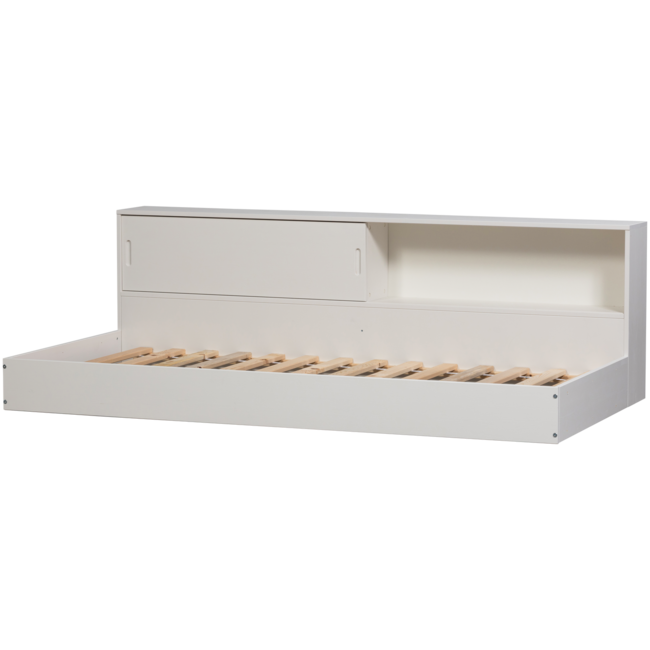 Woood Carter bed grenen wit 90x200cm [fsc]