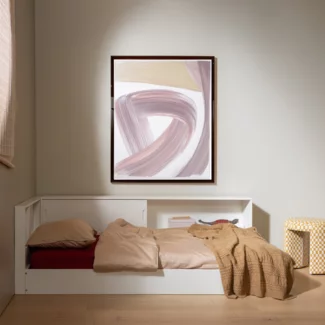Woood Carter hoekbed links/rechts grenen wit [fsc]