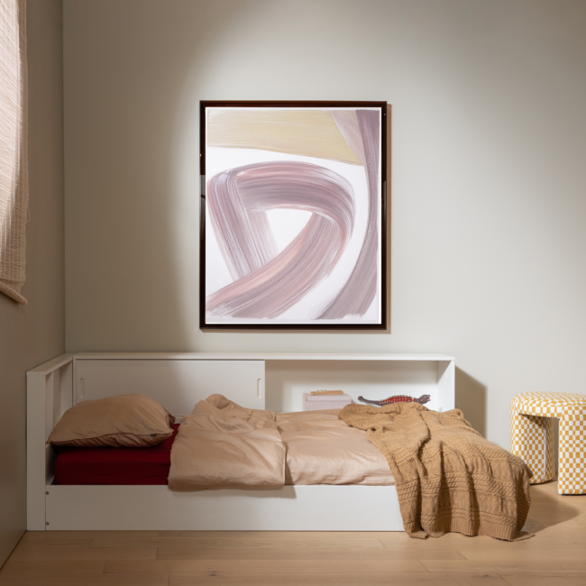 Woood Carter hoekbed links/rechts grenen wit [fsc]